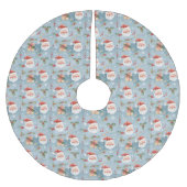 Jupon De Sapin En Polyester Brossé Christmas Pattern Tree Skirt (Devant)