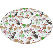 Jupon De Sapin En Polyester Brossé Christmas Rough Collie (Angle)