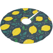 Jupon De Sapin En Polyester Brossé Citron (Angle)