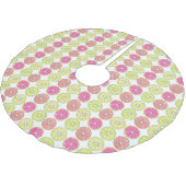 Jupon De Sapin En Polyester Brossé Citron citron vert pamplemousse d'agrumes d'orange (Angle)