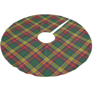 Jupon De Sapin En Polyester Brossé Clan Buchanan Tartan