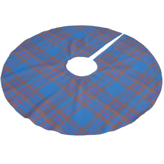 Jupon De Sapin En Polyester Brossé Clan Elliot Tartan (Angle)