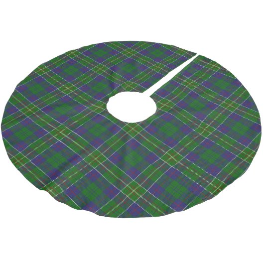 Jupon De Sapin En Polyester Brossé Clan Hunter Tartan (Angle)