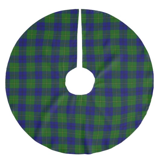 Jupon De Sapin En Polyester Brossé Clan Johnstone Tartan Plaid (Devant)