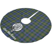 Jupon De Sapin En Polyester Brossé Clan MacLaren Crest Badge & Tartan personnalisable (Angle)