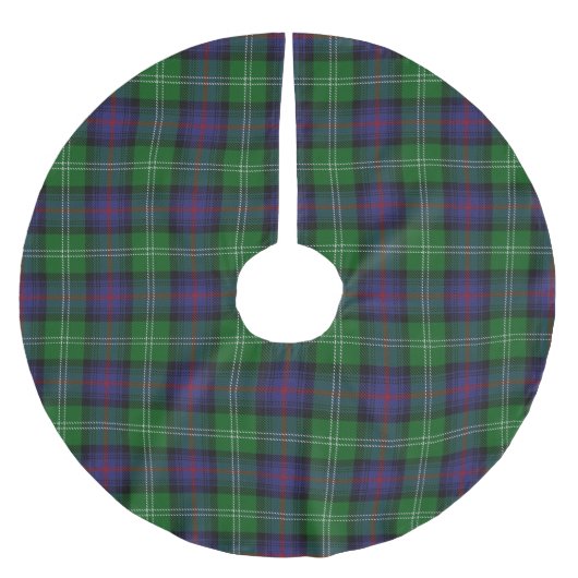 Jupon De Sapin En Polyester Brossé Clan Sutherland Tartan (Devant)