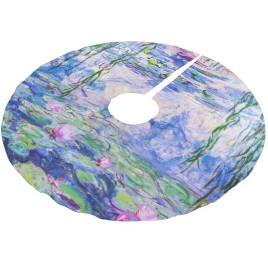 Jupon De Sapin En Polyester Brossé Claude Monet - Nymphéas / Nymphéas 1919 (Angle)
