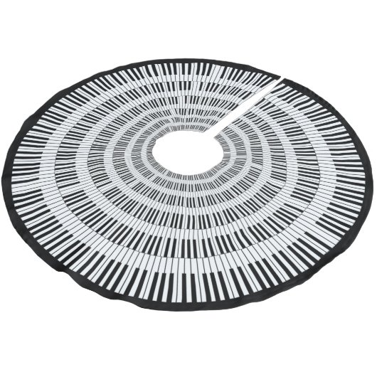 Jupon De Sapin En Polyester Brossé Clés de piano (Angle)