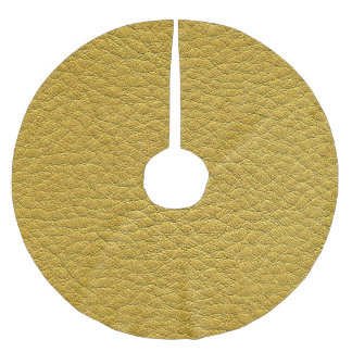 Jupon De Sapin En Polyester Brossé Closeup en cuir jaune