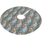 Jupon De Sapin En Polyester Brossé Cocker Spaniel Chien équitation Moto Noël (Angle)