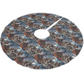 Jupon De Sapin En Polyester Brossé Cocker Spaniel Halloween Épouvantable (Angle)