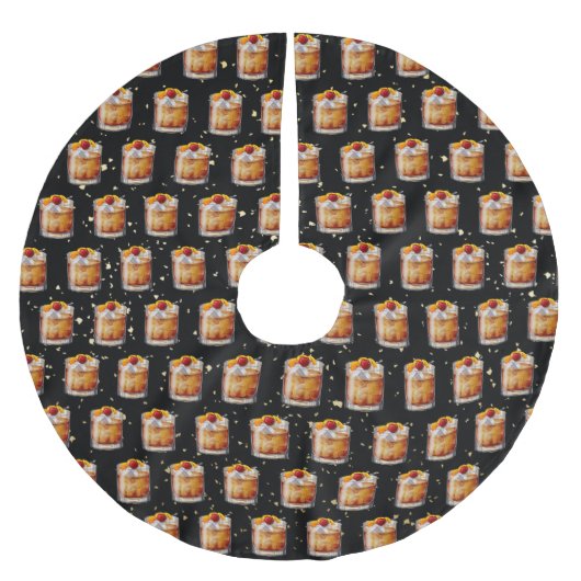 Jupon De Sapin En Polyester Brossé Cocktail à l'ancienne (Devant)