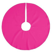 Jupon De Sapin En Polyester Brossé Code hexadécimal rose vif FF007F (Devant)
