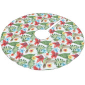 Jupon De Sapin En Polyester Brossé Colibri tropical (Angle)