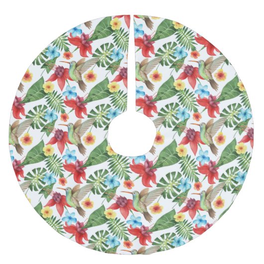 Jupon De Sapin En Polyester Brossé Colibri tropical (Devant)