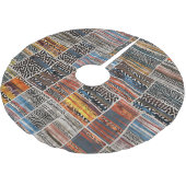 Jupon De Sapin En Polyester Brossé Collage de patchwork : Motif de surface composée (Angle)