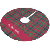 Jupon De Sapin En Polyester Brossé Comté Clare Tartan personnalisable (Angle)