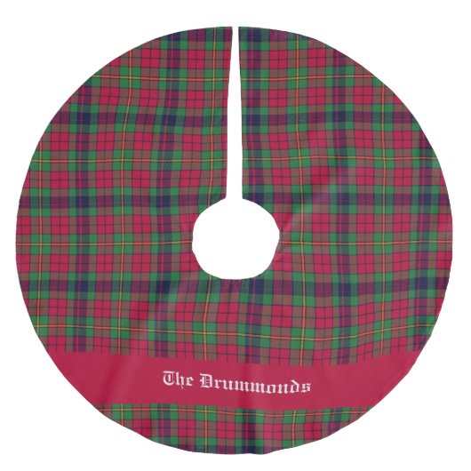 Jupon De Sapin En Polyester Brossé Comté Clare Tartan personnalisable (Devant)