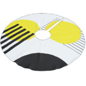 Jupon De Sapin En Polyester Brossé Conception abstraite (Angle)