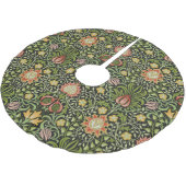 Jupon De Sapin En Polyester Brossé Conception botanique florale persane de William Mo (Angle)