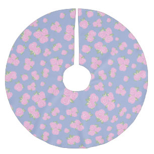 Jupon De Sapin En Polyester Brossé Conception de rose antique romantique
