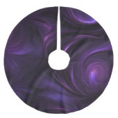 Jupon De Sapin En Polyester Brossé Conception de torsion violette foncée (Devant)