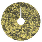 Jupon De Sapin En Polyester Brossé Conception d'huile d'aluminium en Jaune doré (Devant)