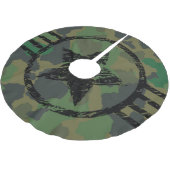 Jupon De Sapin En Polyester Brossé conception du camouflage militaire (Angle)