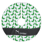 Jupon De Sapin En Polyester Brossé Conserves au vinaigre vertes blanches nommées (Devant)