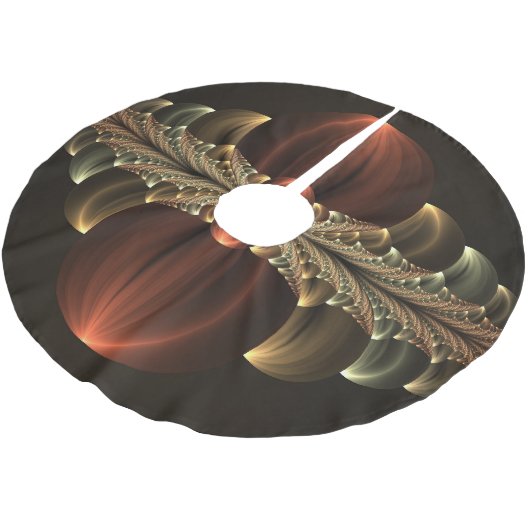 Jupon De Sapin En Polyester Brossé Construction d'Imaginaires Art Fractal Abstrait br (Angle)