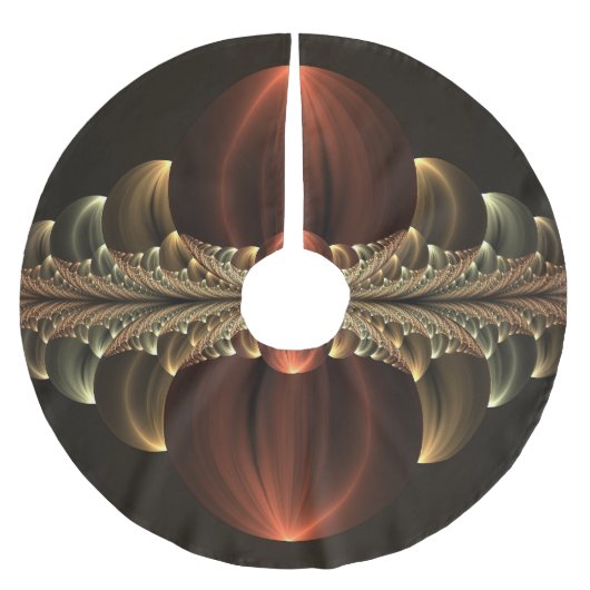 Jupon De Sapin En Polyester Brossé Construction d'Imaginaires Art Fractal Abstrait br (Devant)