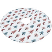 Jupon De Sapin En Polyester Brossé Cookie Tree Motif Pastel Holiday (Angle)