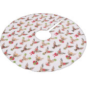 Jupon De Sapin En Polyester Brossé Coquette Christmas Preppy Reindeer (Angle)