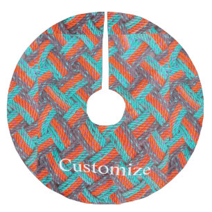 Jupon De Sapin En Polyester Brossé Corde nautique Mat Thunder_Cove
