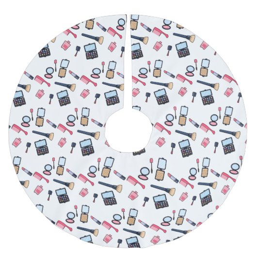 Jupon De Sapin En Polyester Brossé Cosmétique / maquillage illustration (Devant)