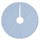 Jupon De Sapin En Polyester Brossé couleur bleu (Devant)