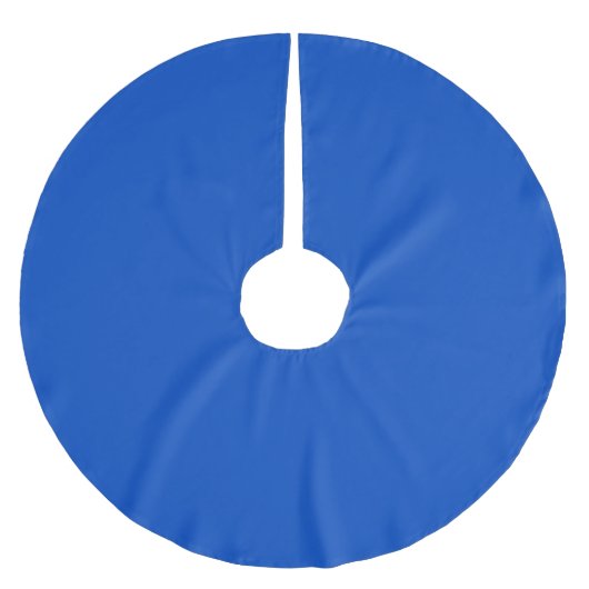 Jupon De Sapin En Polyester Brossé Couleur de clé Chroma Bleu (Devant)