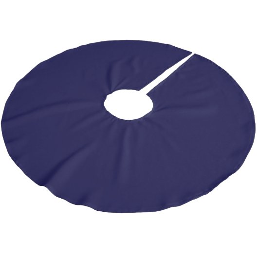 Jupon De Sapin En Polyester Brossé Couleur solide : bleu marine (Angle)