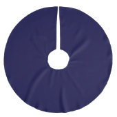 Jupon De Sapin En Polyester Brossé Couleur solide : bleu marine (Devant)