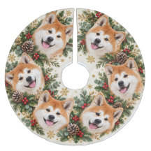 Couronne de Noël Akita