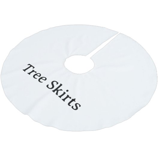Jupon De Sapin En Polyester Brossé Créez Votre Propre Simple Coutume 44"de diamètre (Angle)