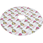 Jupon De Sapin En Polyester Brossé Crème glacée Cone Sundae Shake Banana Split (Angle)