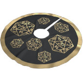 Jupon De Sapin En Polyester Brossé Critère RPG | Jeu de rôle Gold Retro Tablett (Angle)