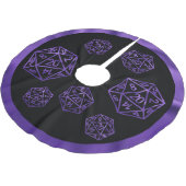 Jupon De Sapin En Polyester Brossé Critère RPG | Joueur de rôle PnP Tabletop violet (Angle)