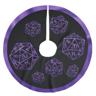 Jupon De Sapin En Polyester Brossé Critère RPG   Joueur de rôle PnP Tabletop violet