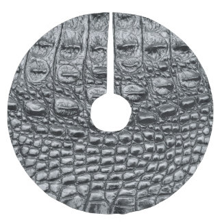 Jupon De Sapin En Polyester Brossé Crocodile Noir : Météo Noire Mystique