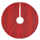 Jupon De Sapin En Polyester Brossé Croire (rouge) (Devant)