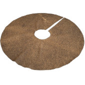 Jupon De Sapin En Polyester Brossé Cuir Brown vieilli : Texture classique (Angle)
