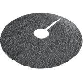 Jupon De Sapin En Polyester Brossé Cuir noir : texture de closeup transparente. (Angle)