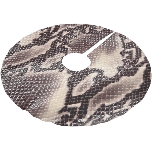 Jupon De Sapin En Polyester Brossé Cuir serpent : texture brune transparente (Angle)